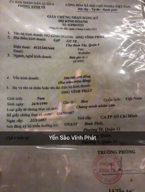 [HCM]Tuyết yến vân nam (100g)