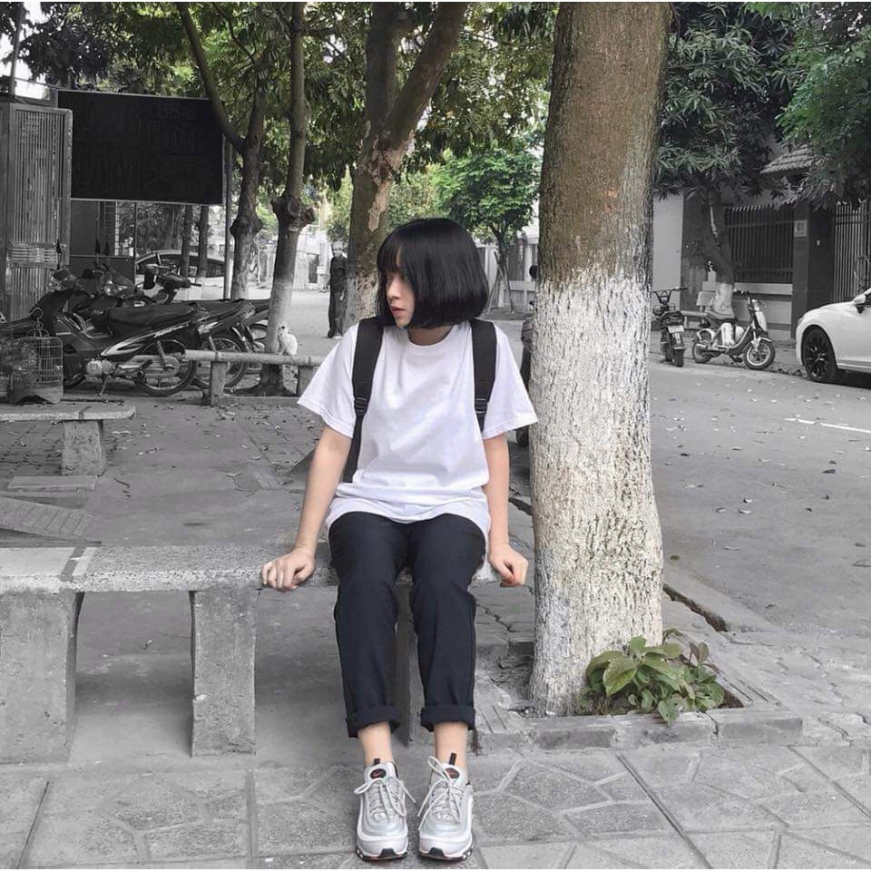 Quần kaki nữ suông sắn gấu HARI0319