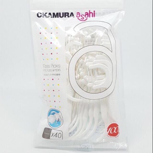 Tăm chỉ kẽ răng okamura 40p