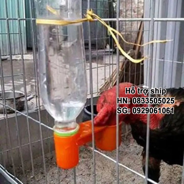 Hanpet - Núm uống tự động gia cầm ( Núm nút chai) máng uống tự động cho gà / máng uống chim / chén uống nước