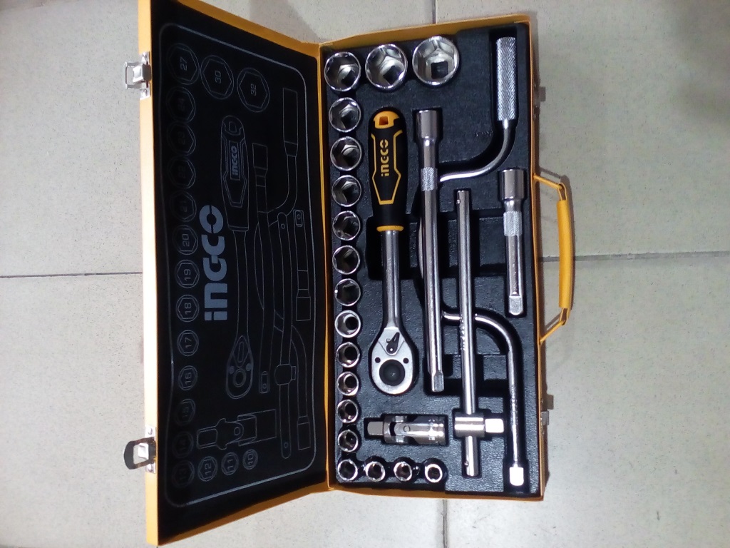 Bộ 24 cái đầu tuýp (1/2inch) Ingco HKTS0243