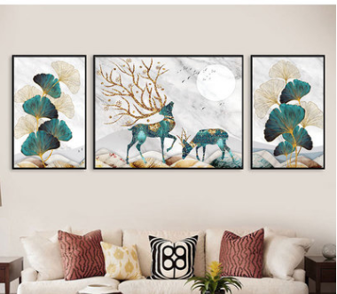 [HCM]Tranh thêu chữ thập  thêu kín CHƯA THÊU  Kt 136x52 cm