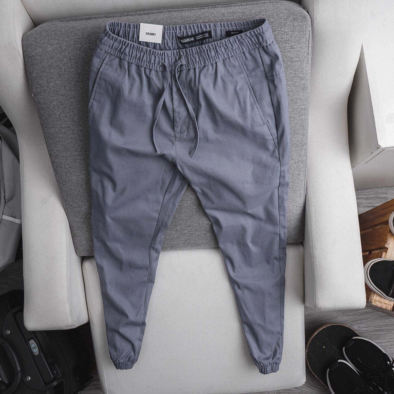 quần jogger kaki nam co giản
