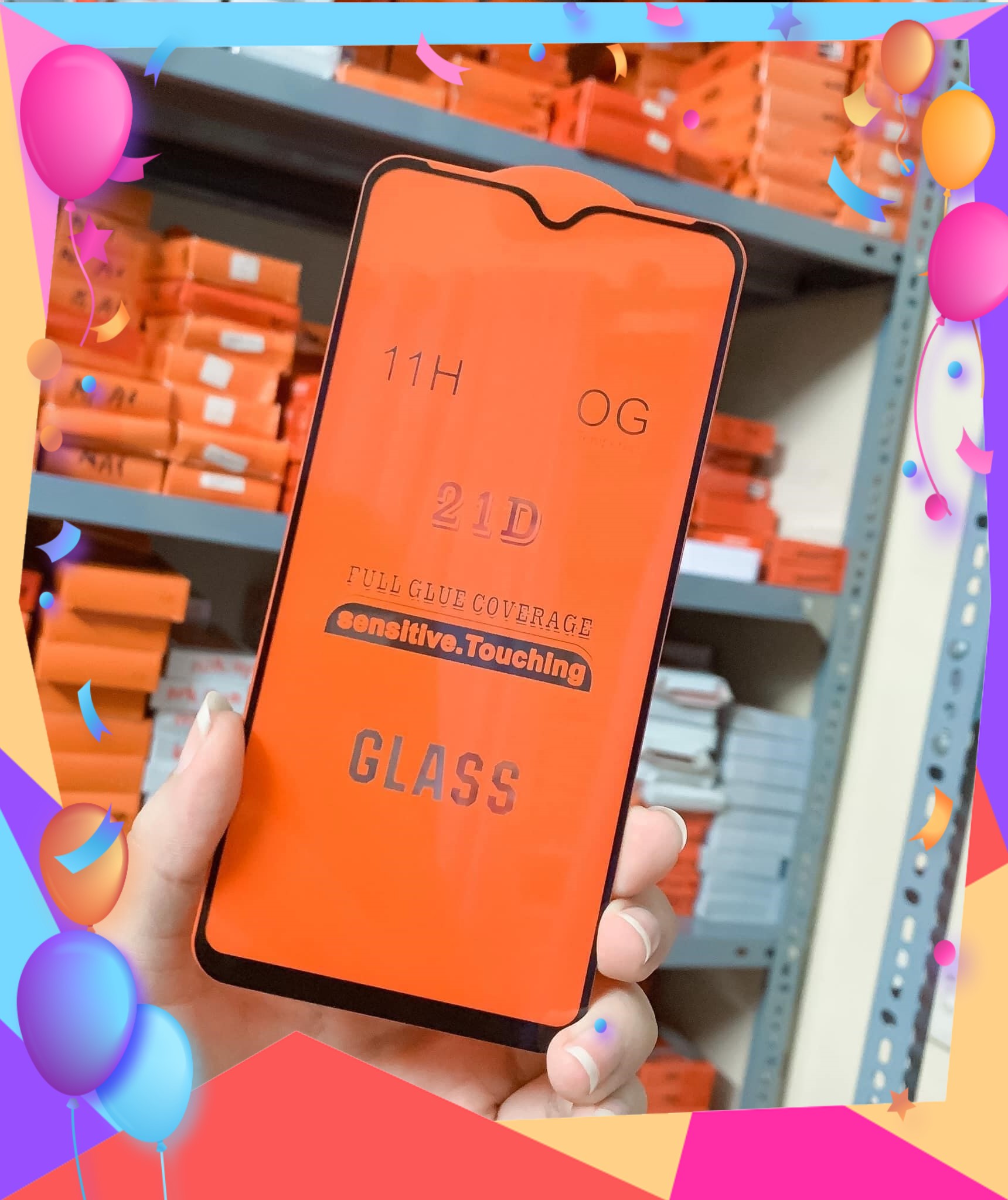 Kính cường lực 21D full màn cho Iphone