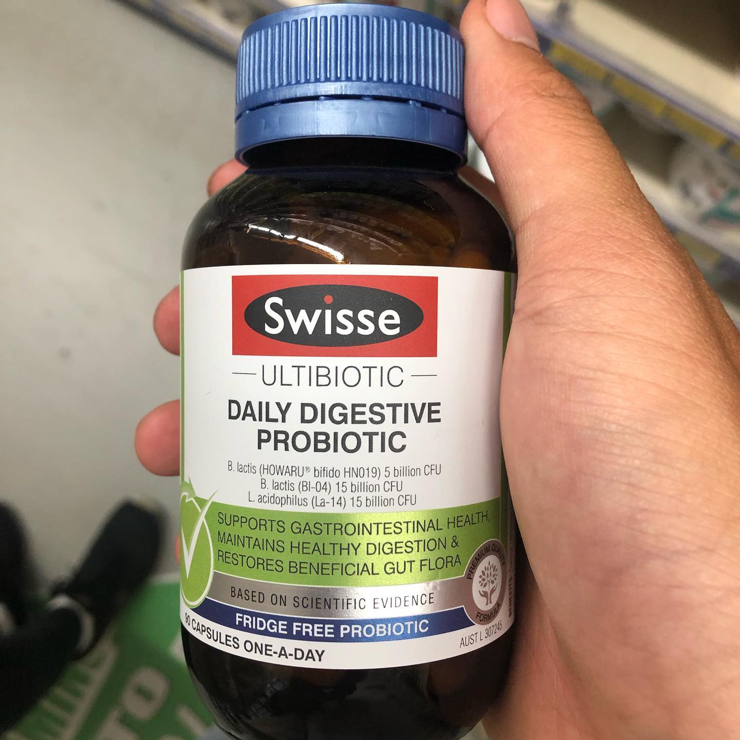 Swisse Ultibiotic Daily Digestive Probiotic 90 Capsules