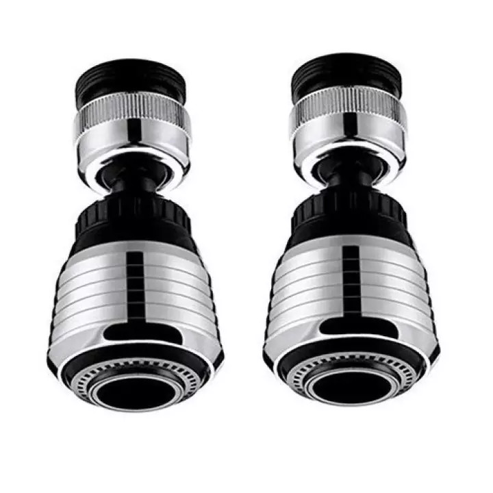 [HCM]Đầu Lọc Tăng Áp Lực Nước Inox (Đen)
