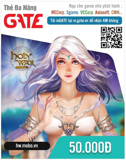 [HCM]Thẻ GATE 5.000.000 - nhận mã SIÊU TỐC về EMAIL đăng ký