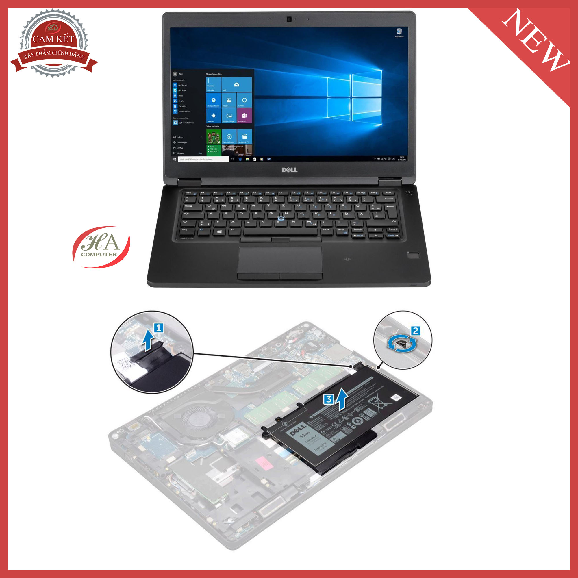 Pin dell Latitude 5480
