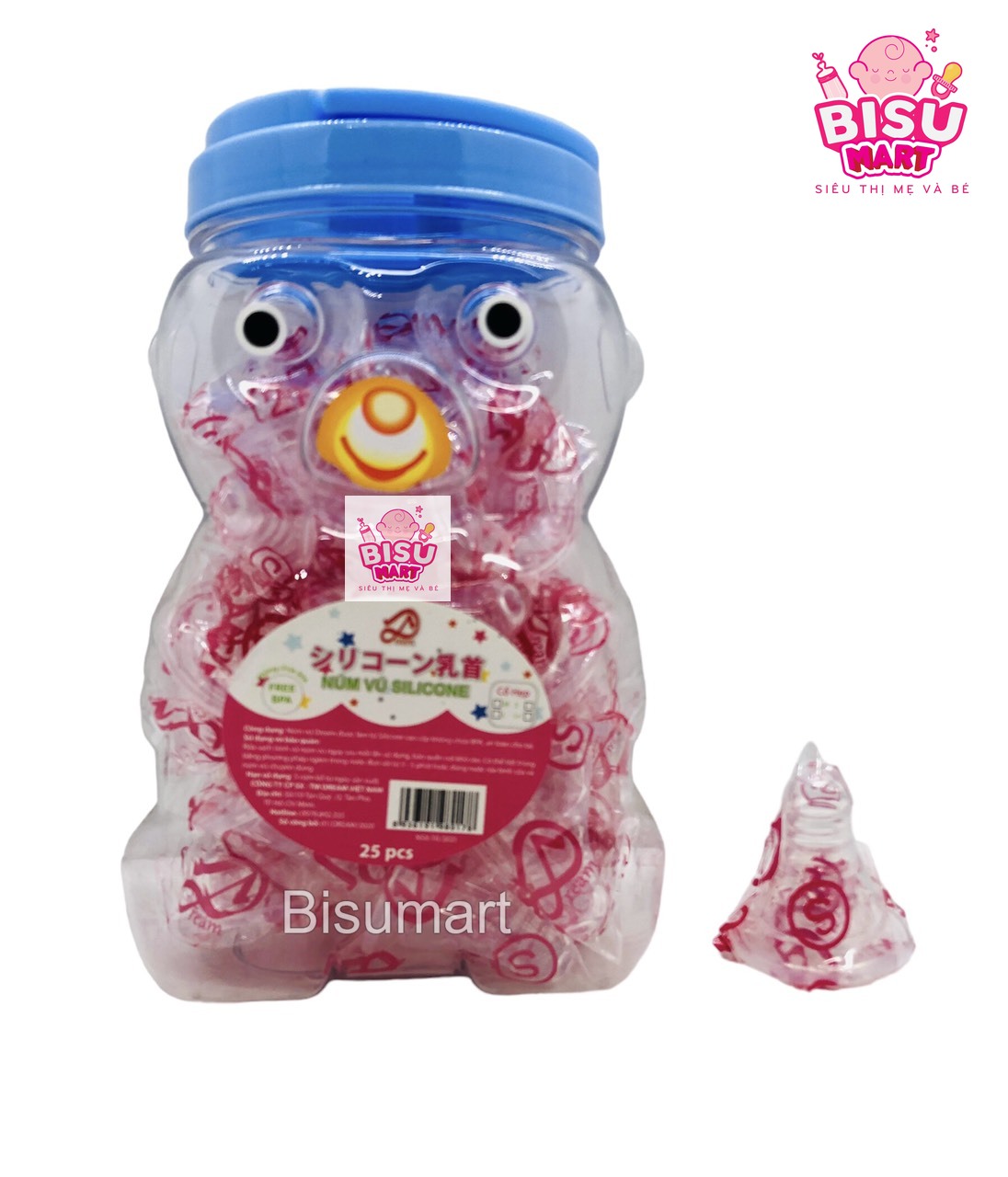 Núm vú cổ hẹp silicon siêu mềm Aquasart Dream Size S, M, L, +
