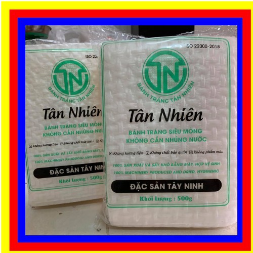 [Hàng Công Ty] 500GRAM Bánh Tráng Siêu Mỏng Tân Nhiên Cuốn Thịt Luộc Rau Sống- Chính gốc Tây Ninh