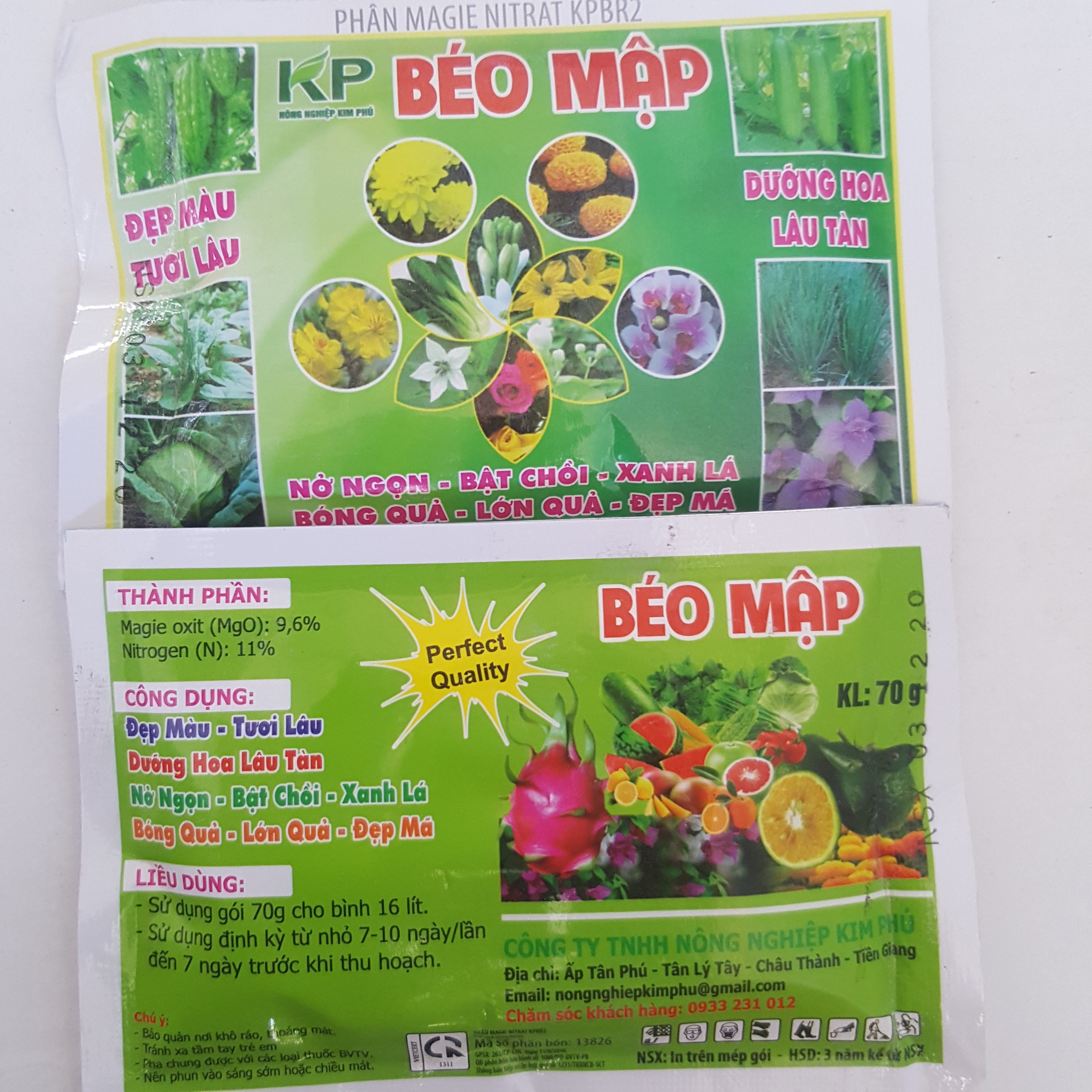 Phân bón vi lượng Béo - Mập - 50G