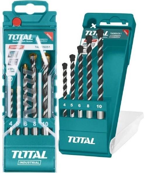 Bộ mũi khoan bê tông 5 chi tiết Total TACSD5051