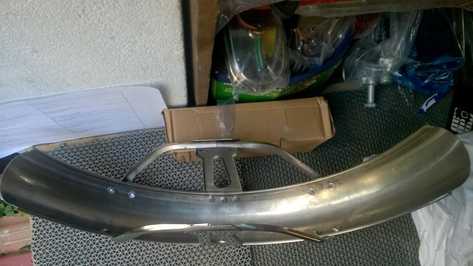 cặp dè trước sau cho xe honda 68 bằng inox