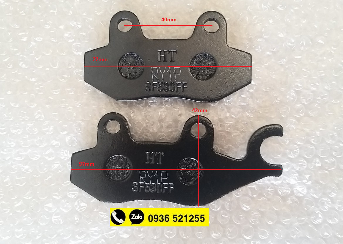 Má phanh bố thắng trước Suzuki EN150 EN125-2A / 2F / 3A / 3E / 3F Rebel 250 125 CA250 Mẫu 1