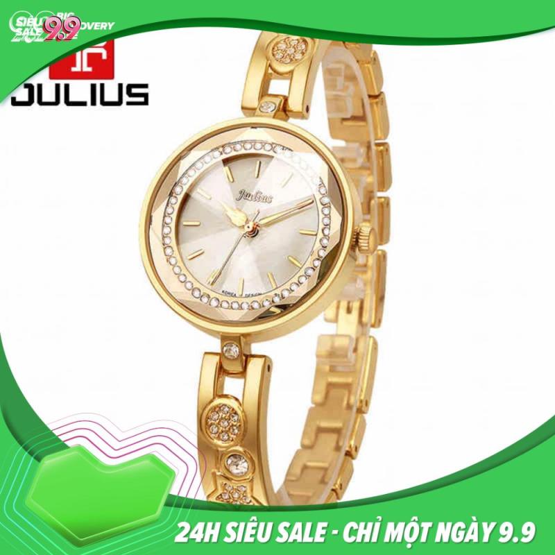 Đồng hồ nữ dây kim loại JULIUS JU954 (Vàng)