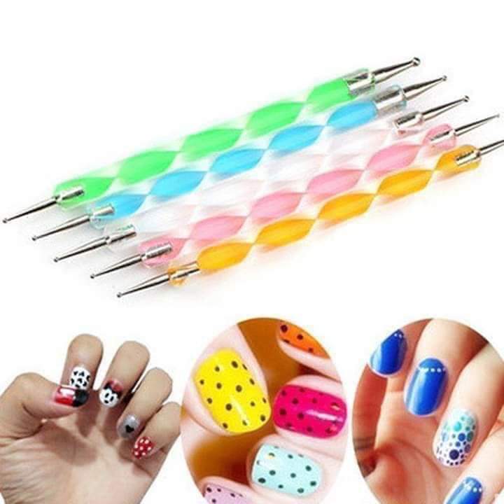 [HCM]Set 5 bút cọ chấm bi trang trí móng