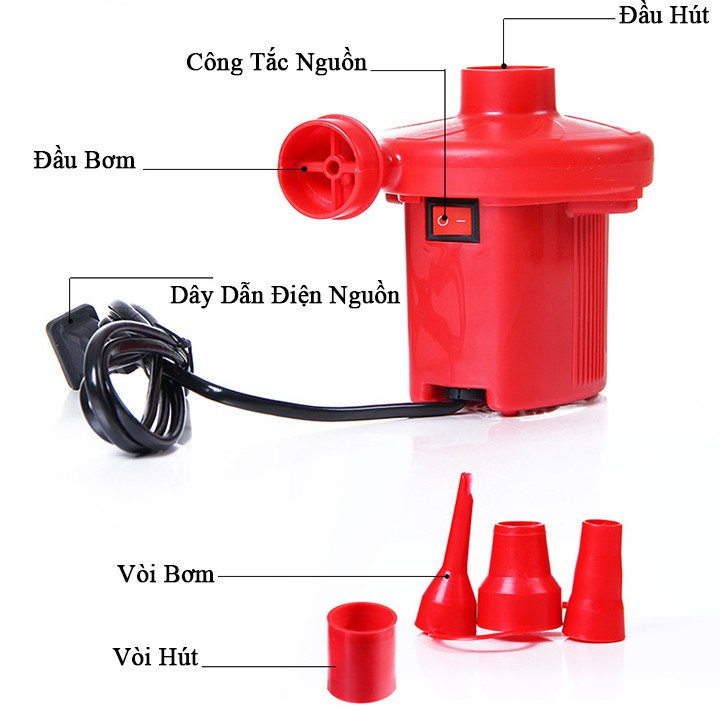 BƠM ĐIỆN 2 CHIỀU [THỔI VÀ HÚT CHÂN KHÔNG][BUÔN SỈ RẺ]