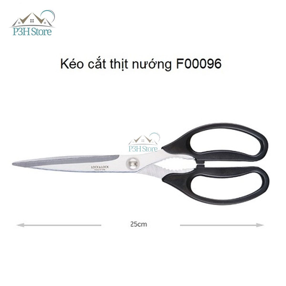 Kéo nhà bếp kéo cắt gà kéo cắt thịt nướng Lock&Lock bằng thép không gỉ F0096 F0097 F0098
