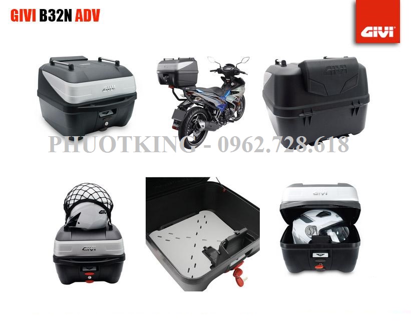 [CHÍNH HÃNG] Thùng sau xe máy Givi B32N ADV