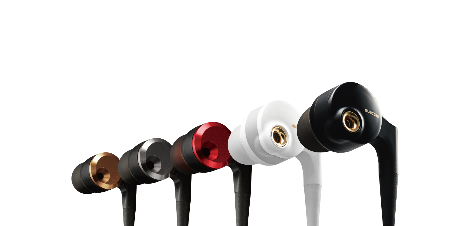 ELECOM ehp-gb100m bass enhanced microphone earphone