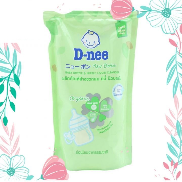 Nước rửa bình sữa Dnee bịch 600ml nội địaThái Lan