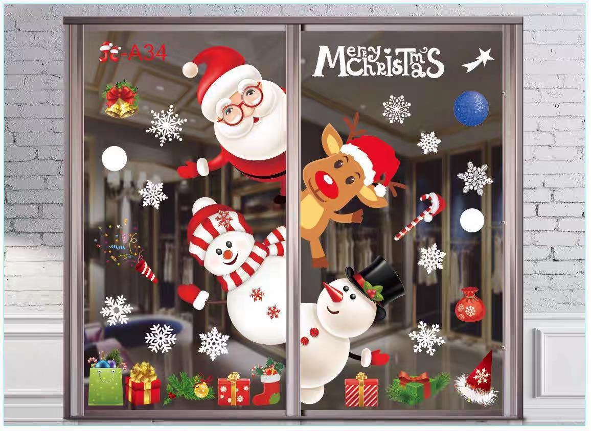 ( 003) Decal trang trí tường Noel