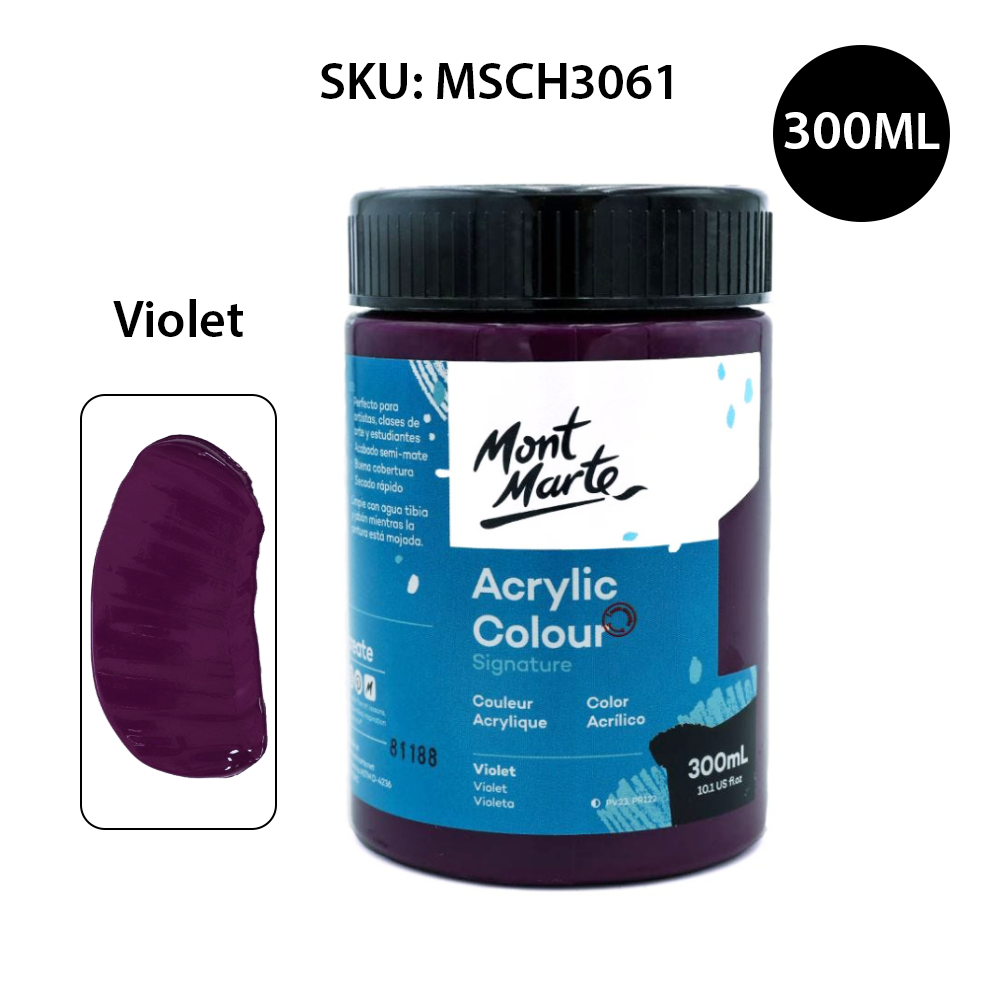 [Giao Hỏa Tốc] Màu Acrylic Mont Marte 300ml Signature