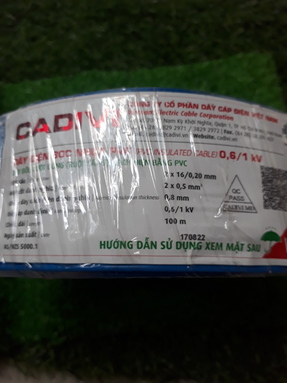 Dây cáp điện đôi cadivi(tính theo cuộn)