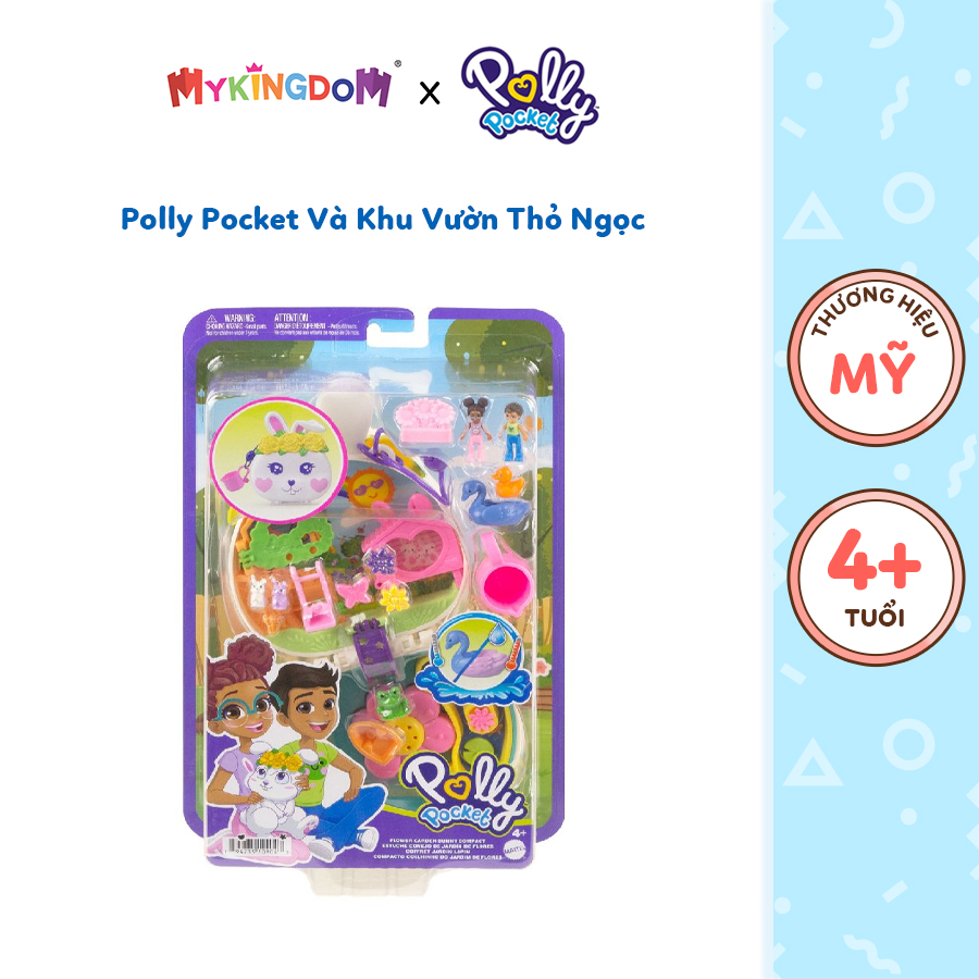 Đồ chơi khu vườn thỏ ngọc polly pocket hkv36/fry35