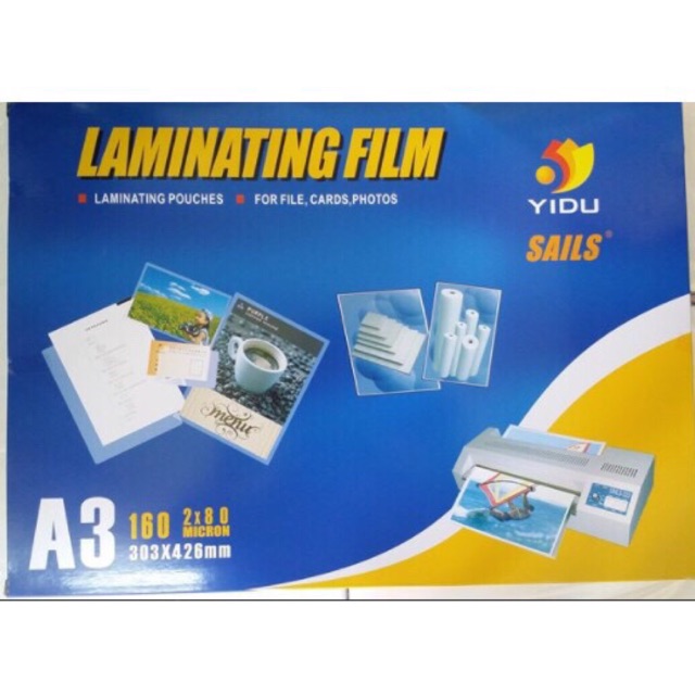 Giấy ép Plastic A3 định lương 80 mic xấp 100 tờ