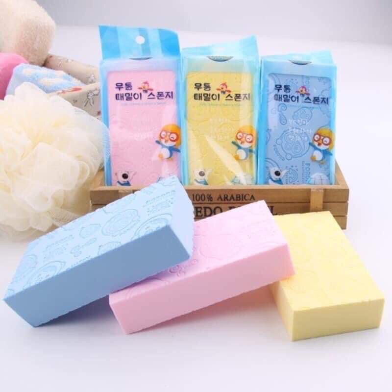 Bông Tắm Bọt Biển Hàn Quốc Siêu Mềm