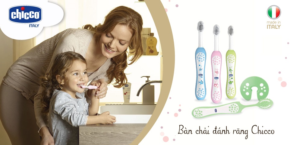 Bàn chải đánh răng Chicco cho bé