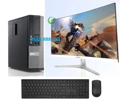 [Trả góp 0%]Bộ máy tính Văn phòng Dell Optiplex (Core i7 3770 - Core i5  - Ram 8Gb - SSD 120Gb ) Màn hình  24 inch - Tặng Bàn phím chuột + bàn di chuột và USB wifi - Chuyên dùng cho Công ty Doanh Nghiệp