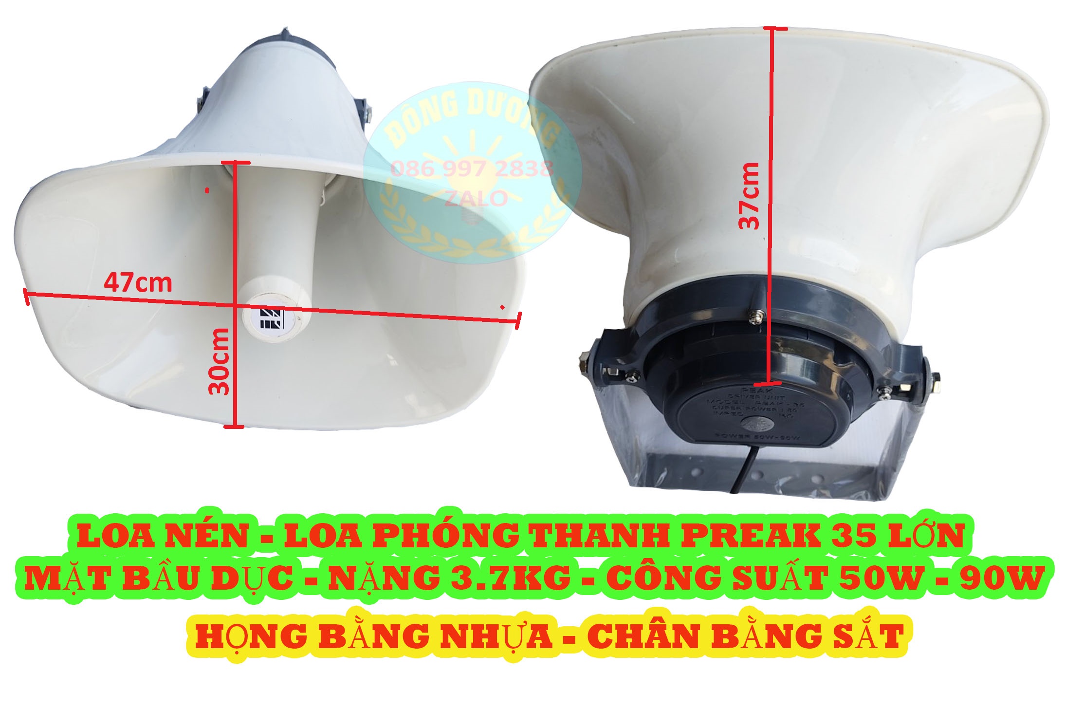 LOA PHÓNG THANH CÔNG SUẤT LỚN 75W - GIÁ MỘT LOA