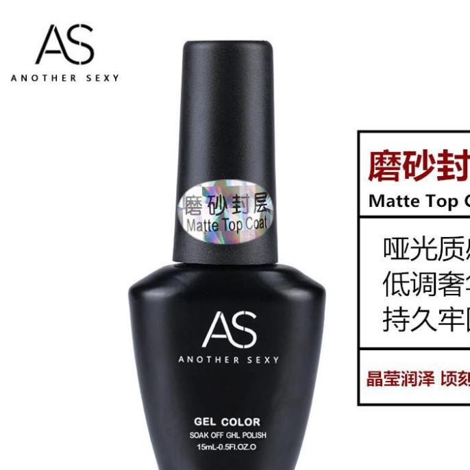 Sơn gel AS sơn bóng lì (Matte top coat) nhập xịn