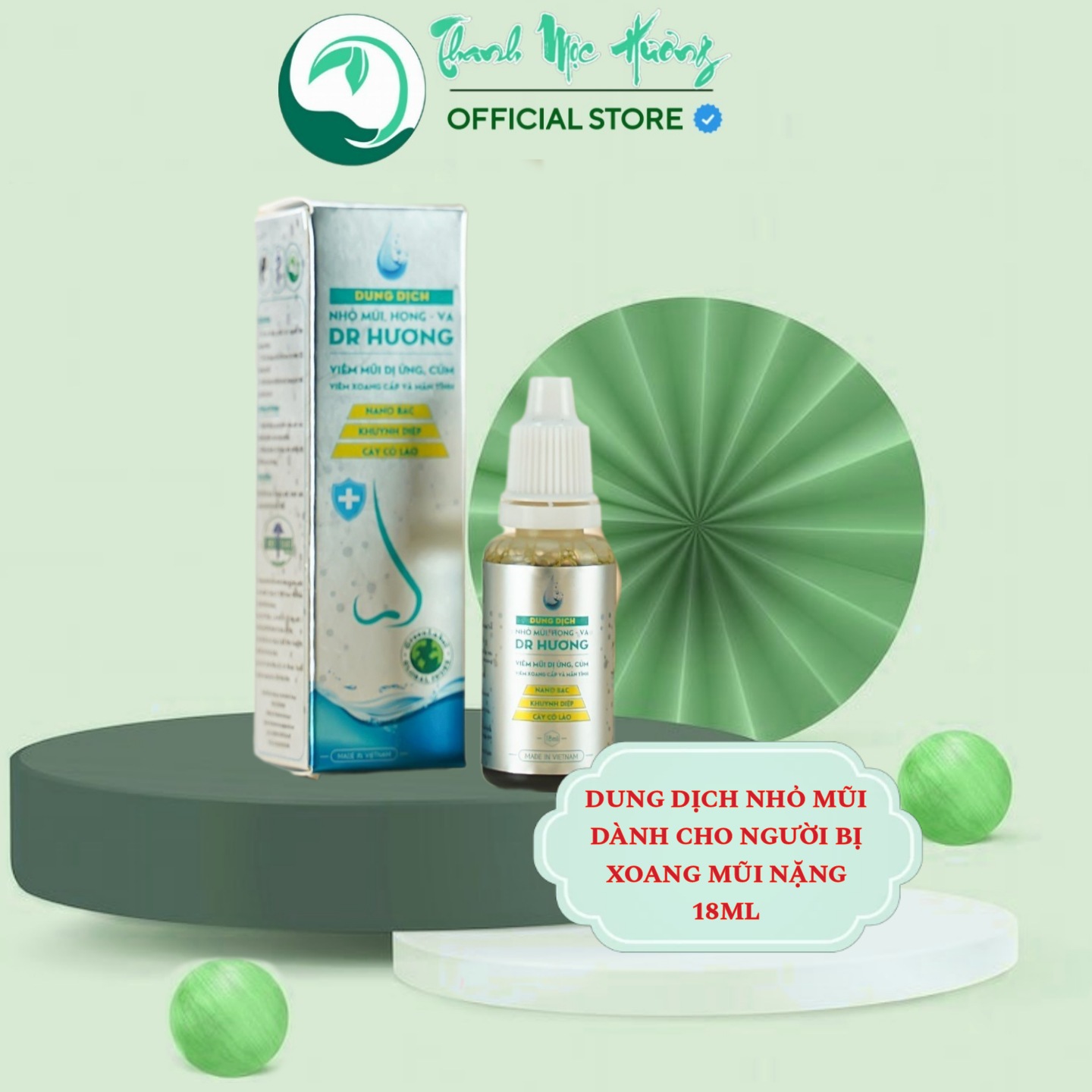 Dung dịch xịt mũi họng Thanh Mộc Hương