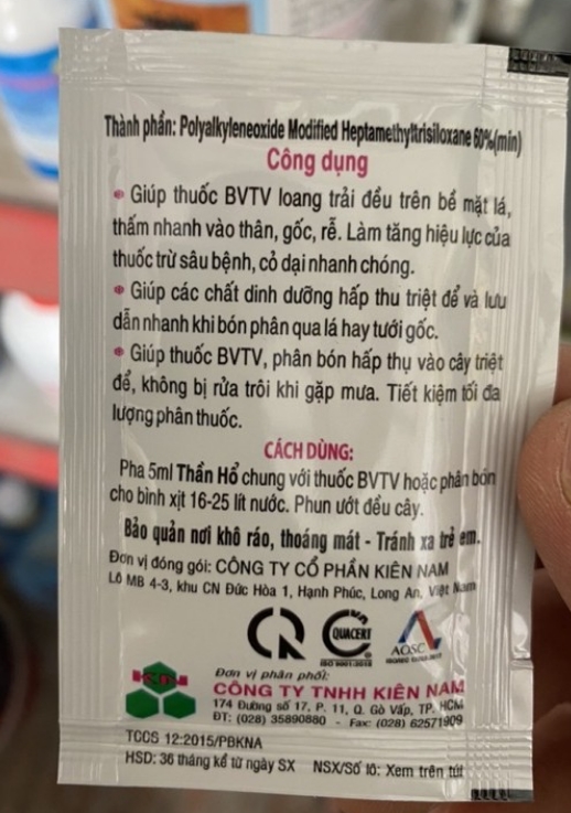 Chất lưu dẫn bám dính tăng lực Thần Hổ gói (5ml)