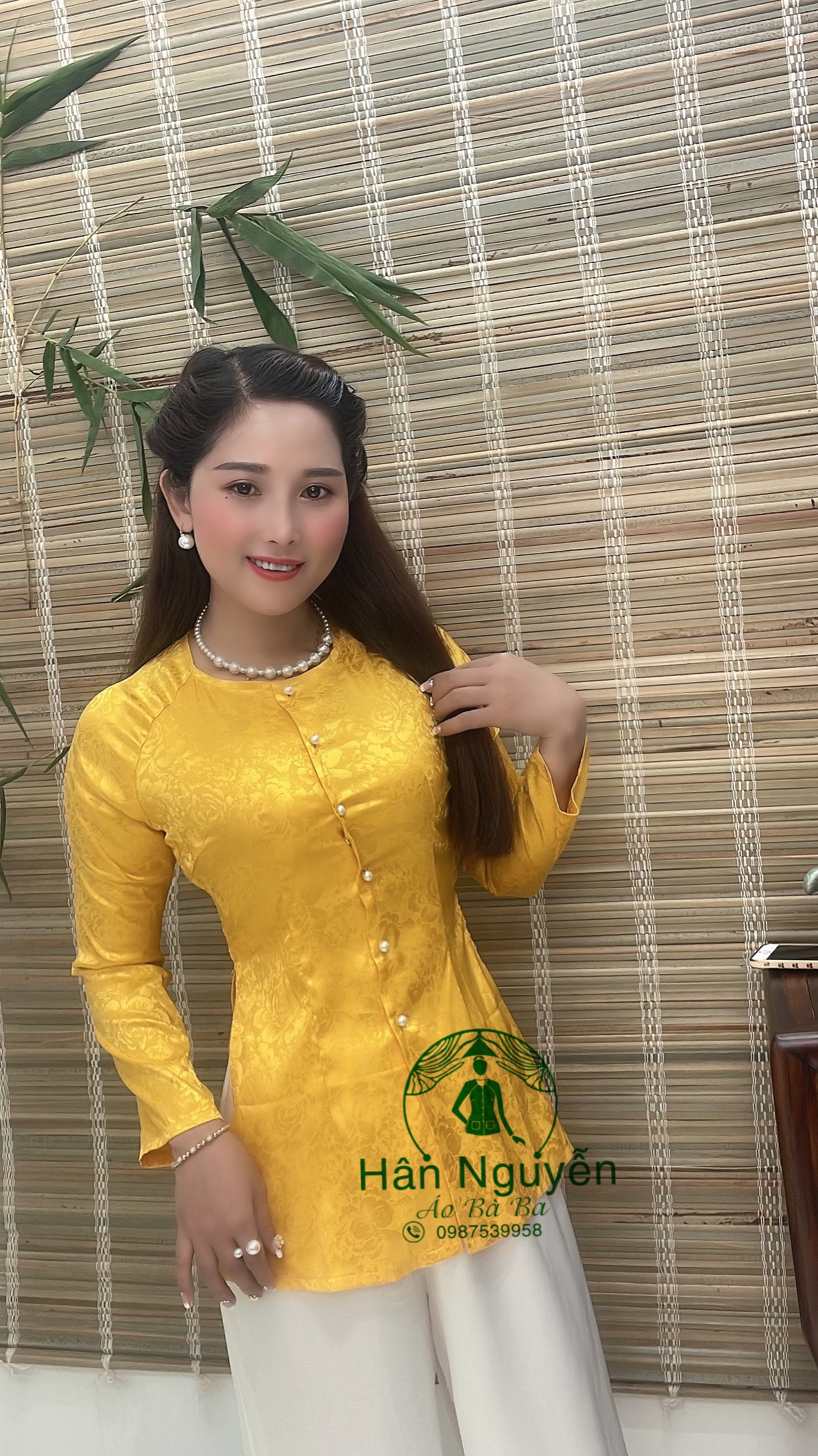 ÁO BÀ BA GẤM KÈM QUẦN