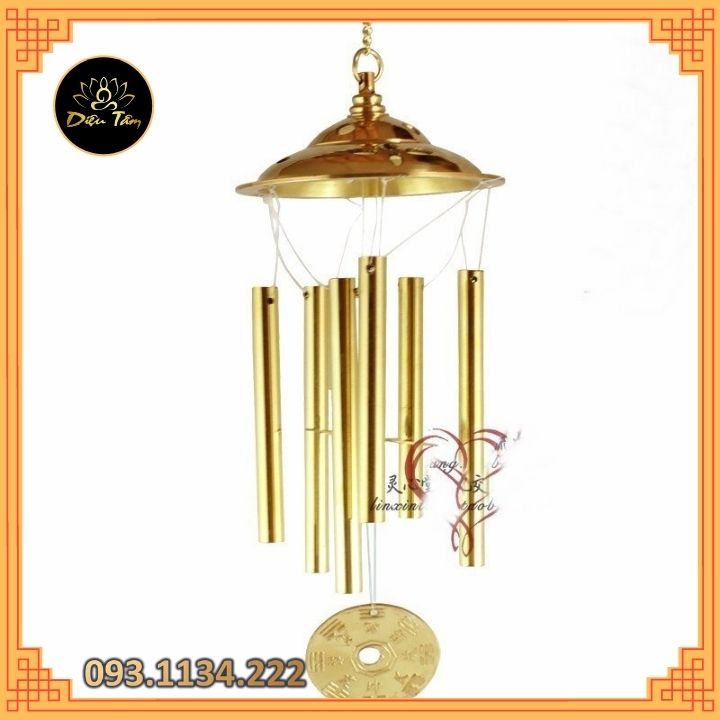 brass wind chime