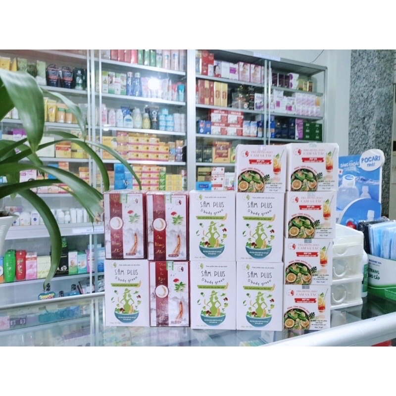 Kẹo Giảm cân Sâm Plus tặng kèm trà