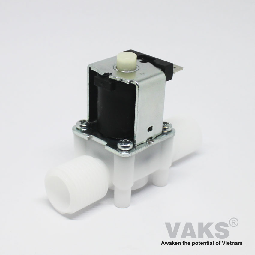 [HCM]VAN ĐIỆN TỪ VAKS THƯỜNG MỞ (N/O) PHI 21 DÙNG ĐIỆN 12V Rất an toàn khi sử dụng trong môi trường nước.