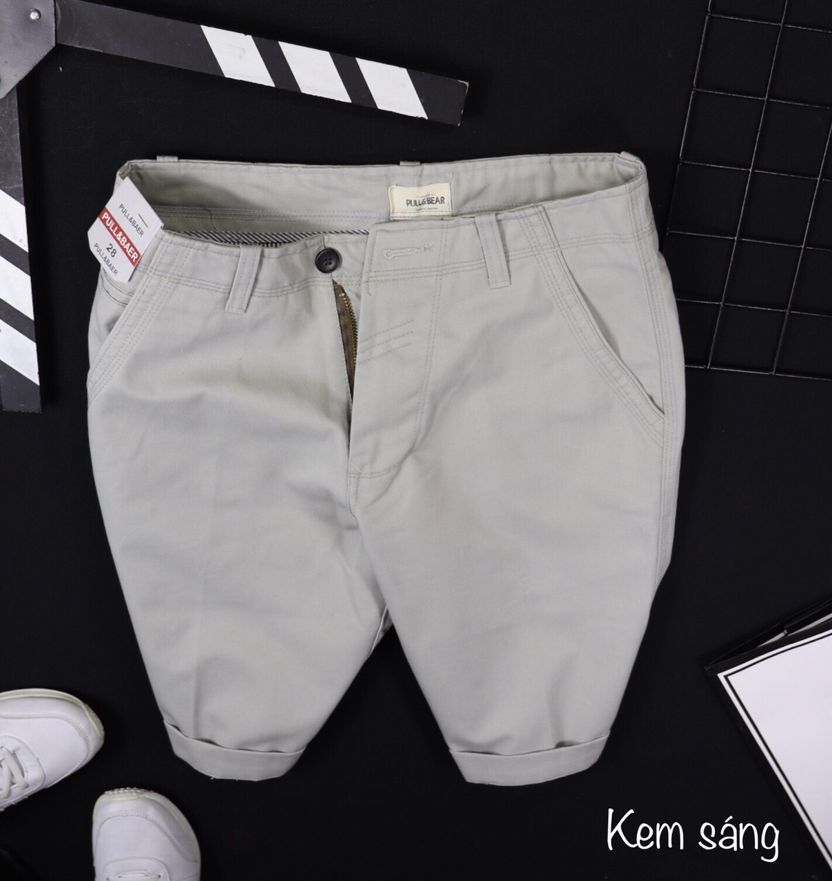 Quần short kaki nam chất kaki đẹp mềm