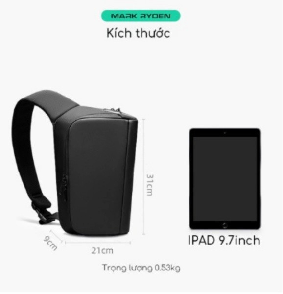 Smart Store - Túi đeo chéo 3 chiều Mark Ryden – AUTUNNO