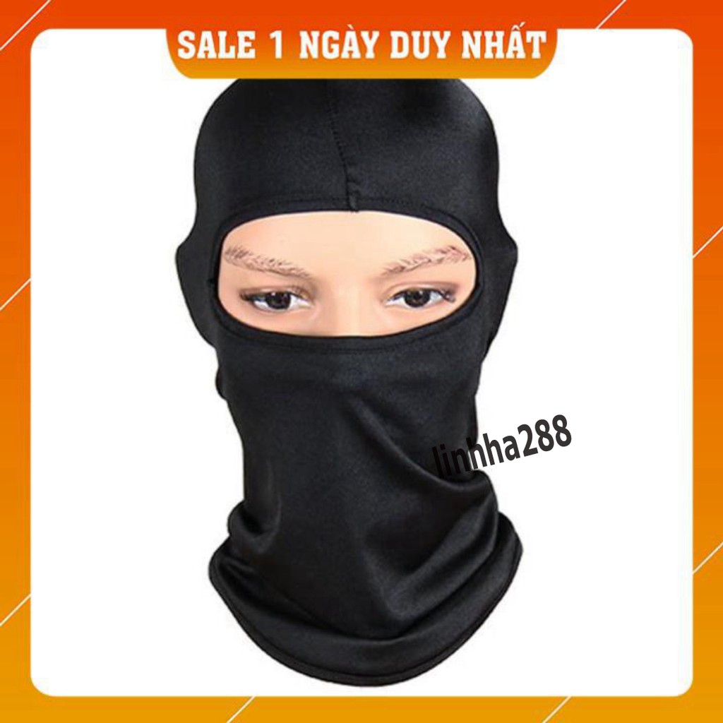 Khẩu trang ninja bịt mặt đi phượt - khẩu trang vải đa năng chống nắng phượt thủ