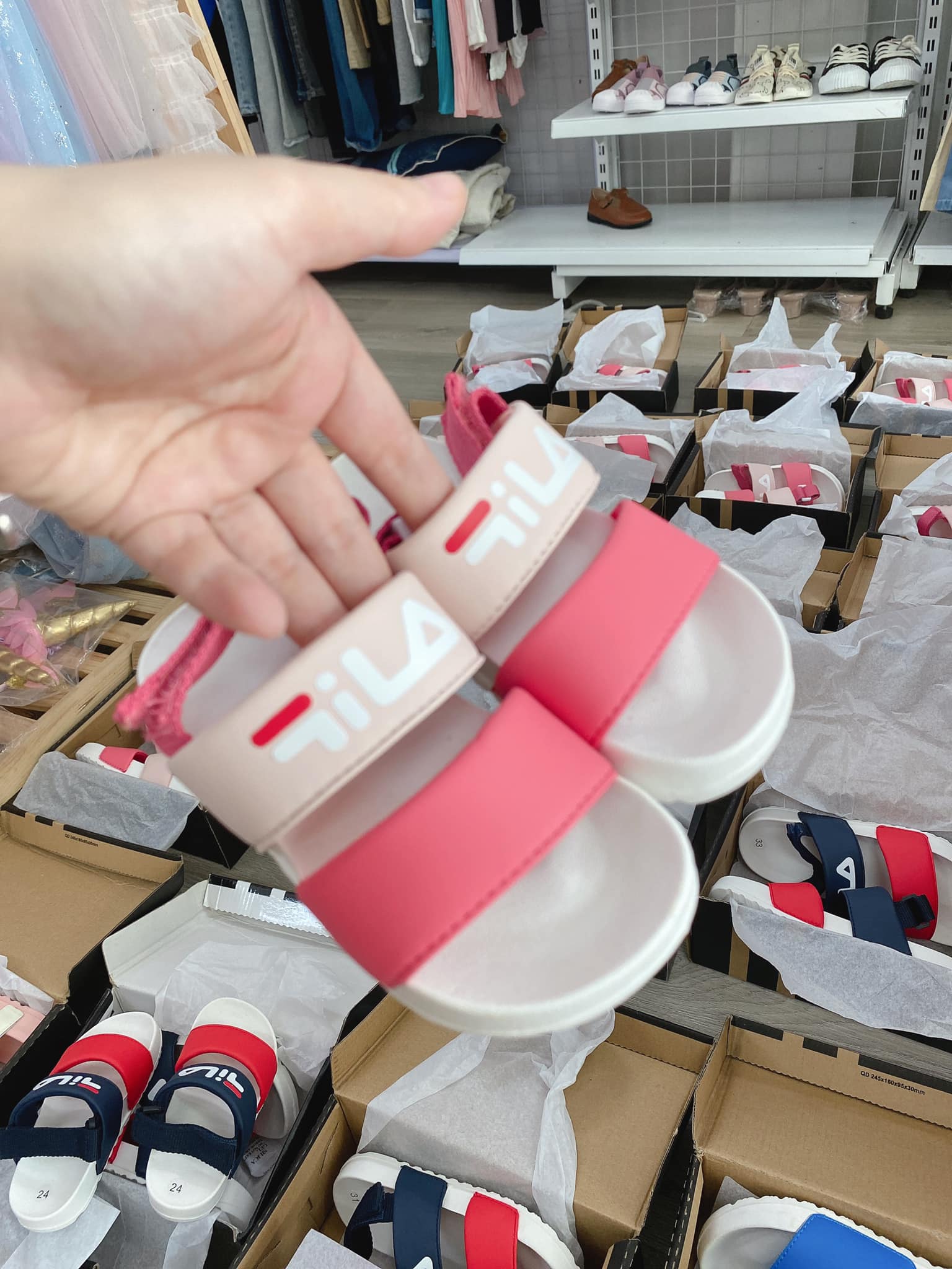 💥💥 SANDAL SIÊU NHẸ FILA CHO BÉ