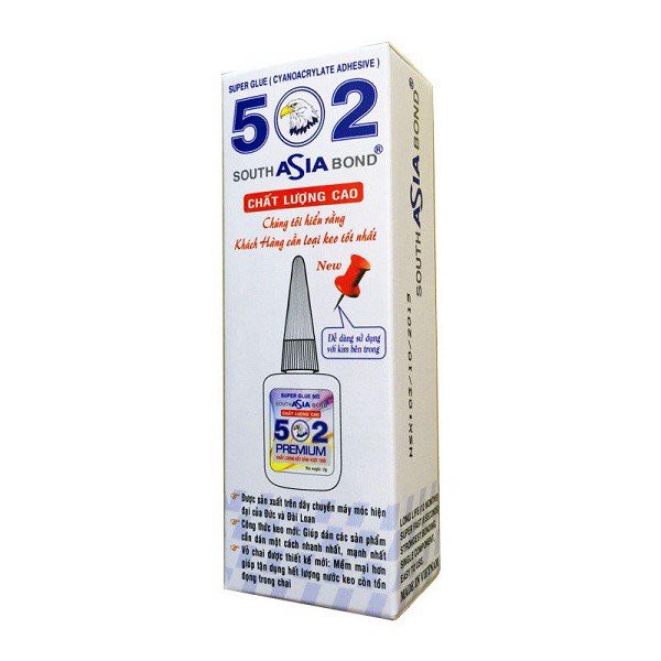 Keo dán sắt cao cấp con ó - keo 502 cao cấp asian