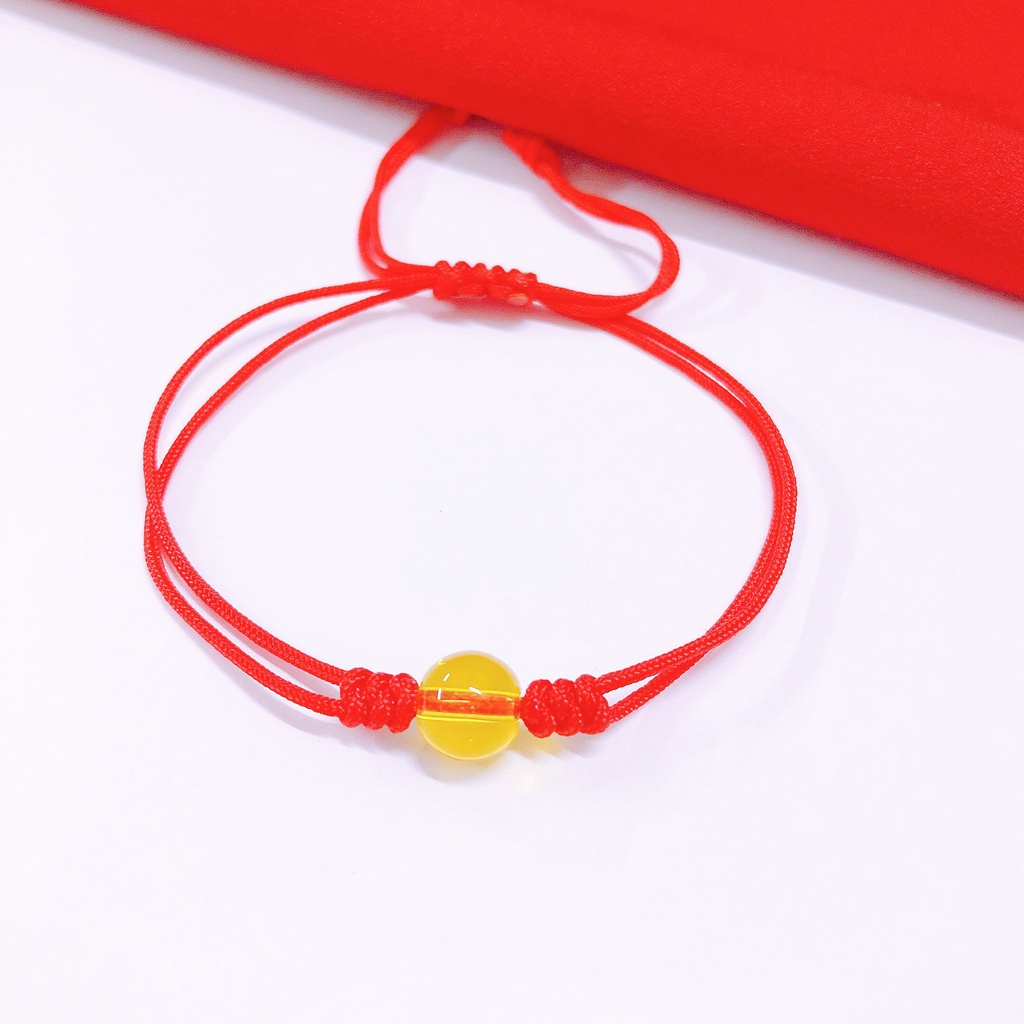 Dây tết chỉ đỏ may mắn linh miu silver