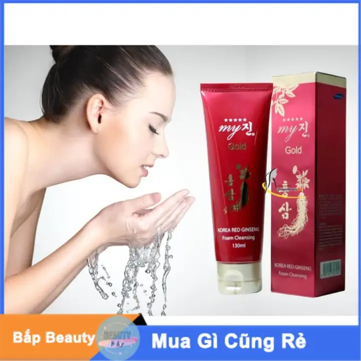 korean red ginseng foam cleansing