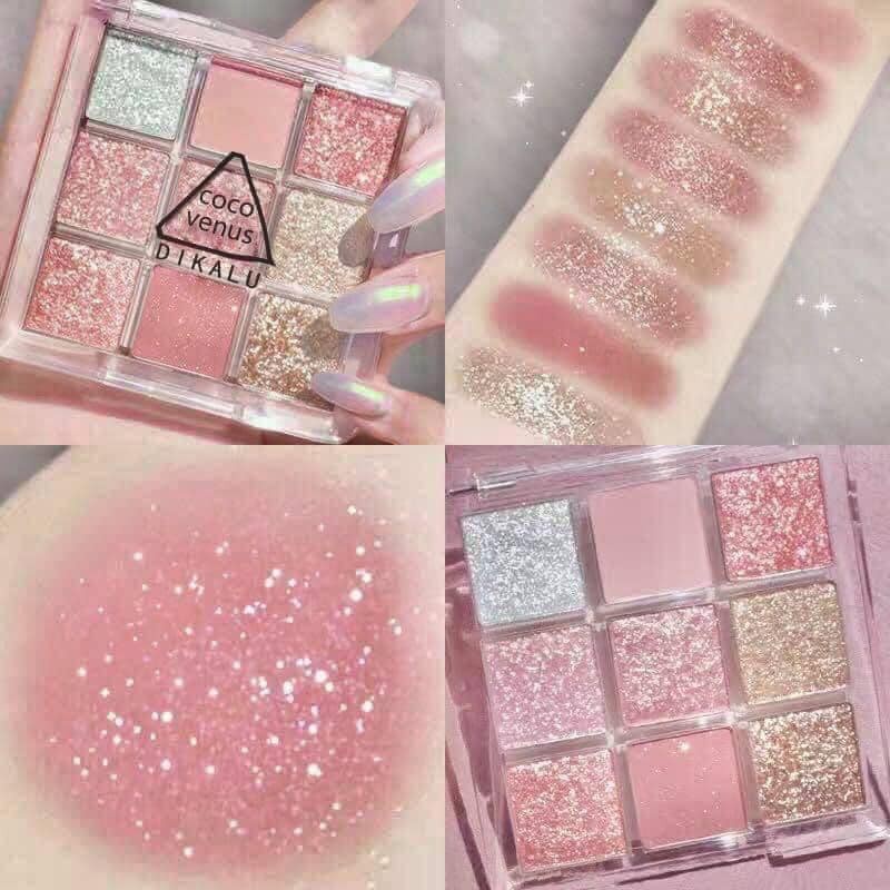 Bảng Phấn Mắt Dikalu Coco Venus 9 ô