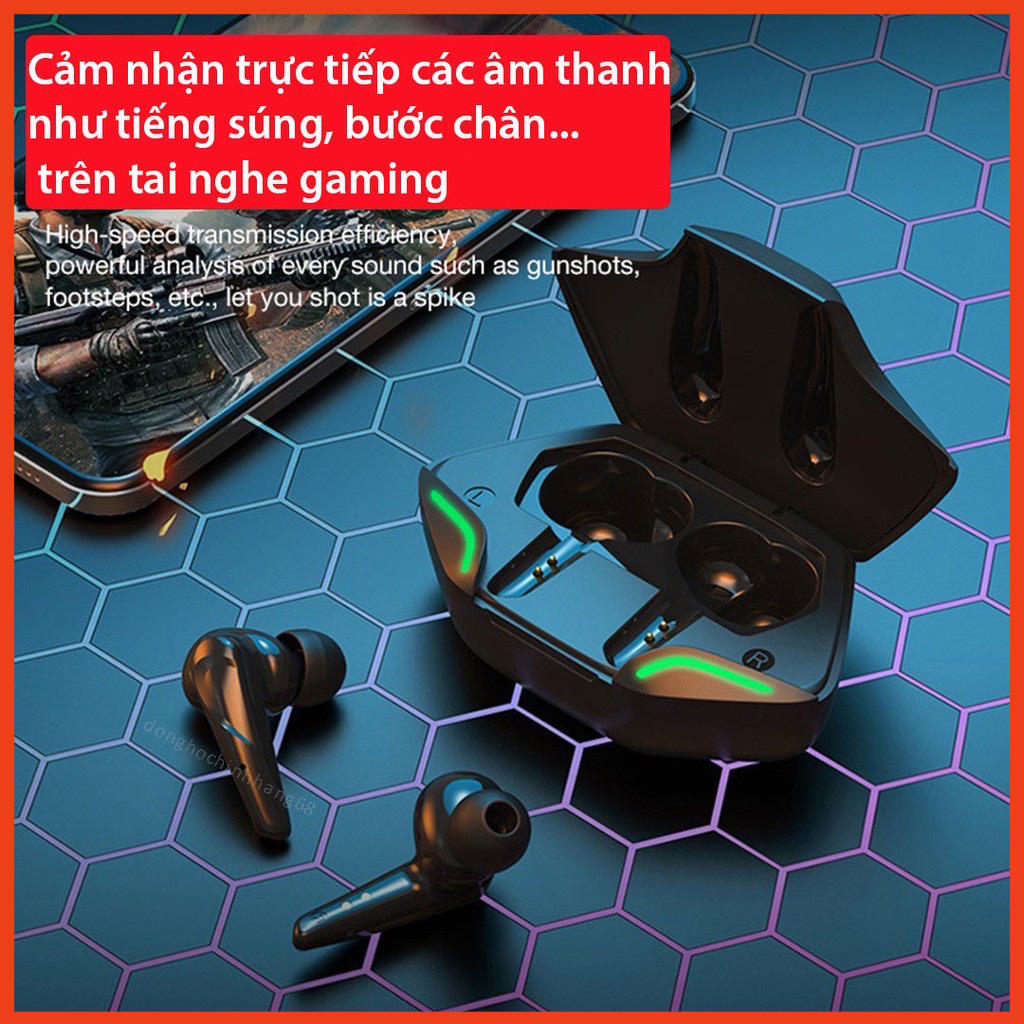 Tai Nghe Chơi Gaming Bluetooth G11 Pro 5.0 TWS Độ Trễ Cực Thấp Khi Chơi Game, Âm Bass Mạnh Mẽ, Nghe Nhạc Cực Hay, Chơi Game Cực Đỉnh Bảo Hành 12 Tháng